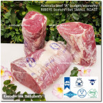 Beef Ribeye AUSTRALIA BUDGET frozen brand either AMG or NOLAN ECCO roast cuts +/- 1.2kg price/kg (Scotch-Fillet / Cube-Roll)